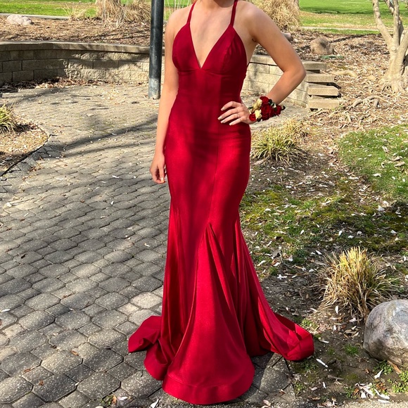 Red Prom Dress - Picture 2 of 4